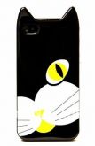 Capa iPhone 4 / 4S - Gato com orelhinhas